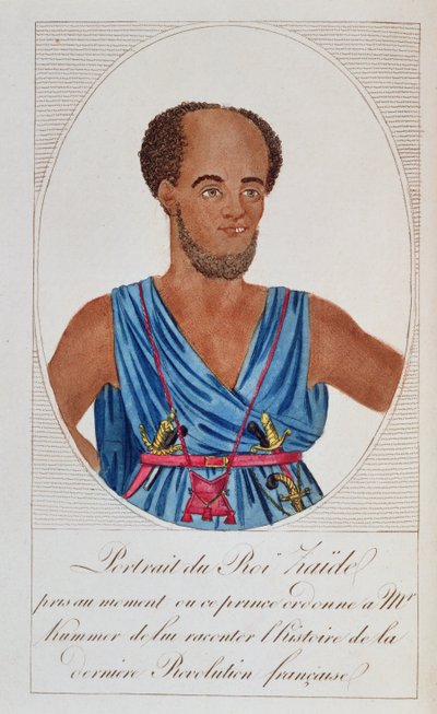 King Zaide, Senegal, frontispiece of Naufrage de la frégate la Méduse, by A. Correard and J.B.H. Savigny by French School