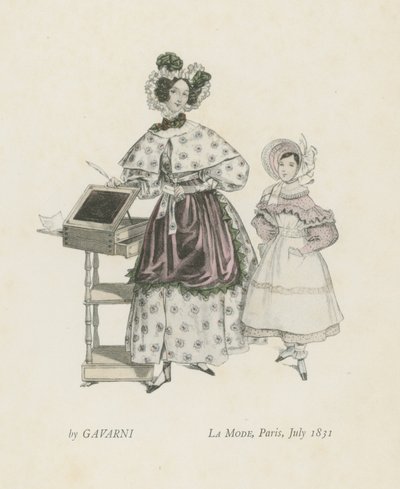 La Mode, Paris, July 1831 by French School