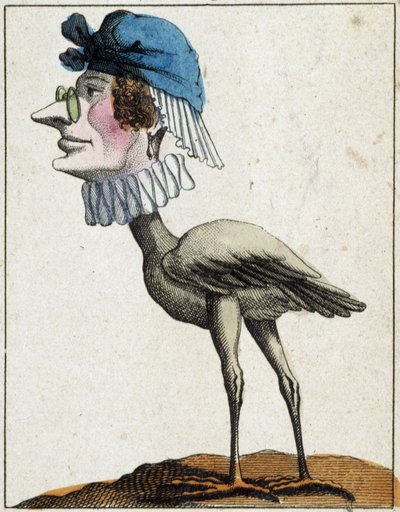 The Stork in Caricature, study of character 