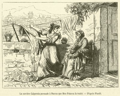 The Witch Calpurnia Persuades Nuccia that Meo Patacca Betrayed Her by French School