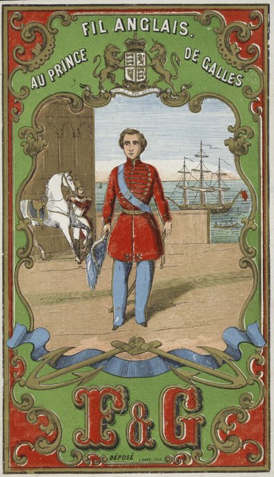 Label for English thread by French School