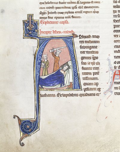Large historiated initial 