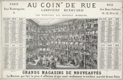 Lariviere Renouard Department Store, Paris by French School