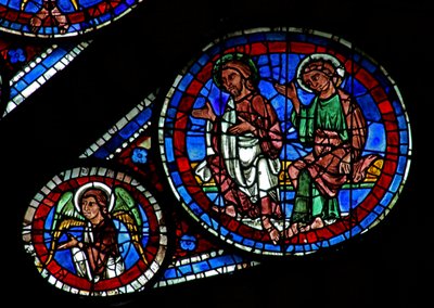 Last Judgement: Two Apostles and an Angel by French School