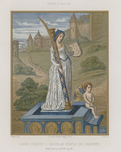 Laura at the Temple of Chastity by French School
