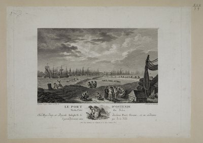 The Port of Ostend by French School