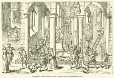 The Iconoclasts, Antwerp, 1566 (engraving) by French School