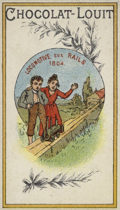 Locomotive on Rails, 1804 by French School