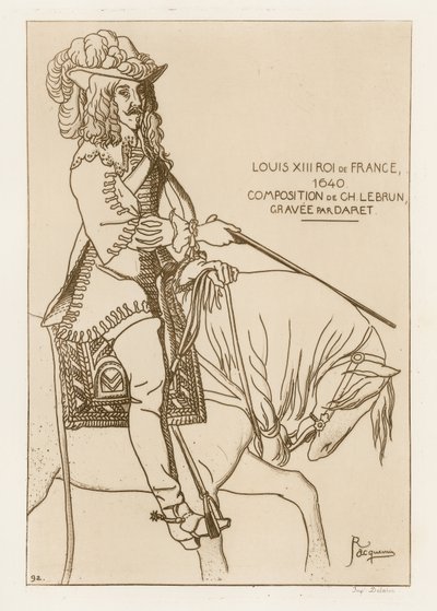 Louis XIII, King of France, 1640 by French School