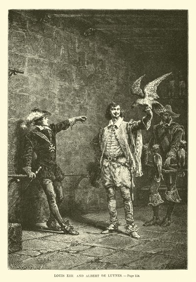 Louis XIII and Albert de Luynes by French School