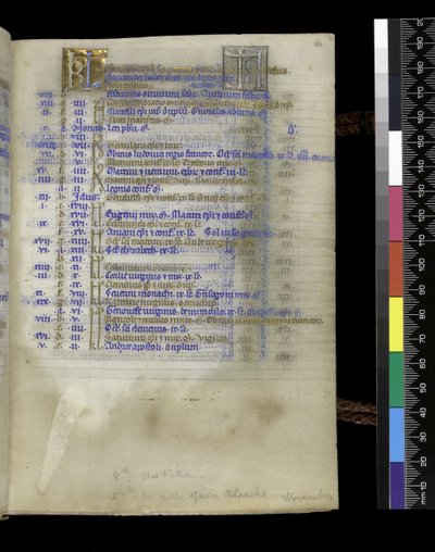 From the Psalter and Hours of Isabella of France, Paris, c.1265-70 by French School
