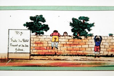 Magic Lantern image illustrating a scene from the fairy tale, 