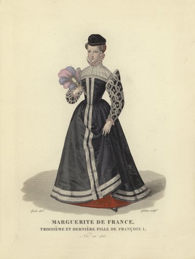 Margaret of France, third and youngest daughter of King Francis I of France by French School