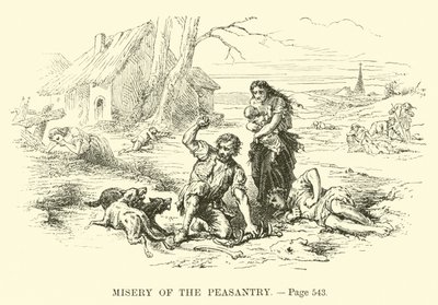 Misery of the Peasantry by French School