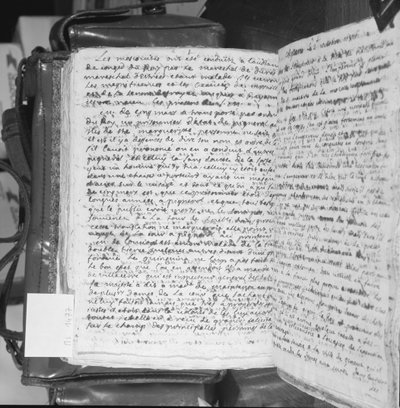 Letter commenting on the Man in the Iron Mask, 4th September 1687 by French School