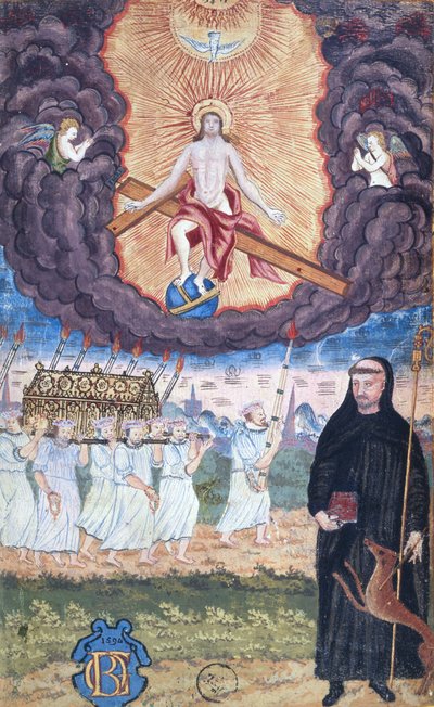 Transport of the Reliquary of St. Genevieve in Paris by French School