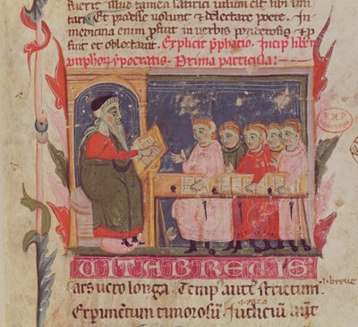Instruction Scene (detail) by French School