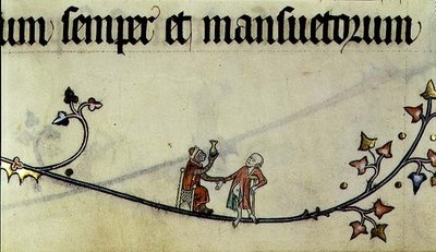 The Ape Doctors a Man, from the Metz Pontifical by French School