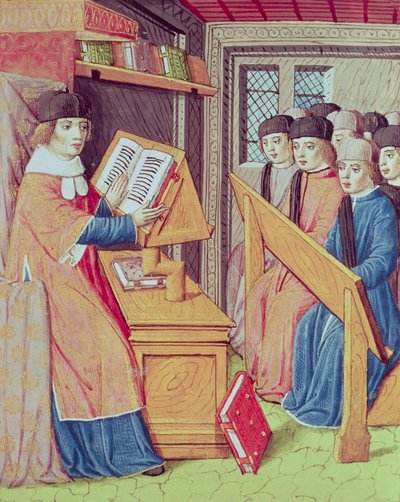 Teaching from Les Georgics by Virgil with commentary by Servius by French School