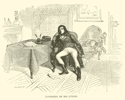 Napoleon in his study by French School