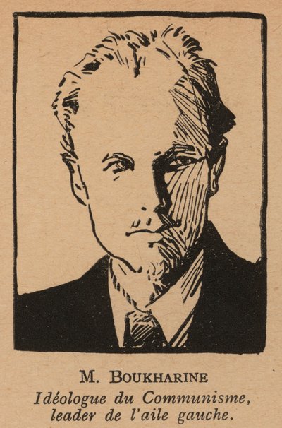 Nikolai Bukharin, Russian Bolshevik Revolutionary Theorist and Politician by French School