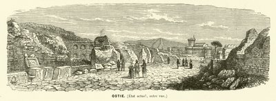 Ostia, seaport of ancient Rome, Italy by French School