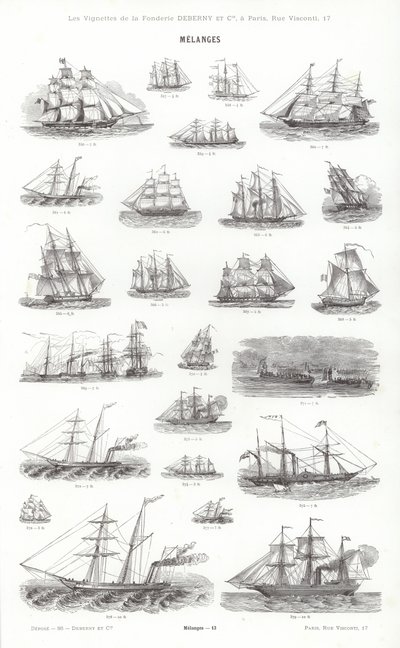 Page from Vignettes Typographiques by French School