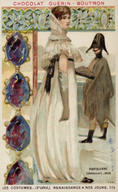 Parisian Fashions of the Consulate, 1803 by French School