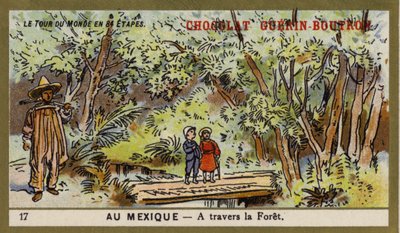 Passing through a forest, Mexico by French School