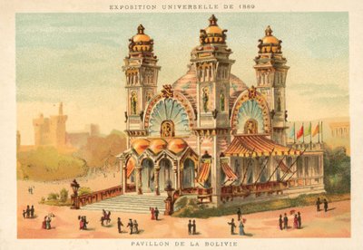 Pavilion of Bolivia, Exposition Universelle 1889, Paris by French School