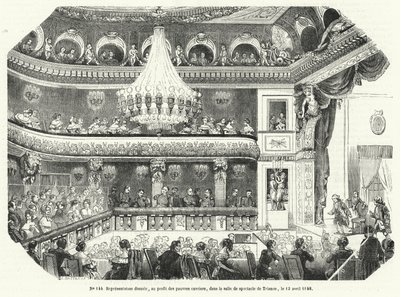 Performance Given for the Benefit of Poor Workers in the Trianon, Versailles by French School