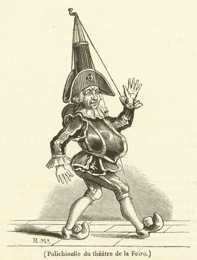 Polichinelle from the Fair Theatre by French School