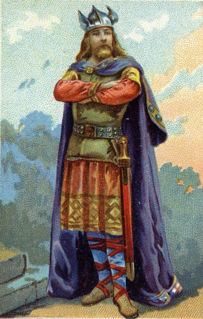 Portrait of Childebert I, King of the Franks by French School