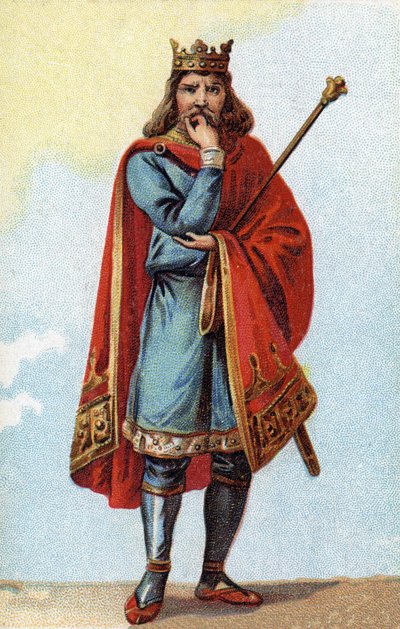 Portrait of Childeric II, King of the Franks (670-673) by French School