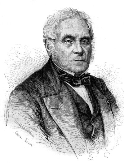Portrait of Daniel Francois Esprit Auber (Daniel-Francois-Esprit) (1782-1871), French composer. Engraving from 1867-1868. by French School