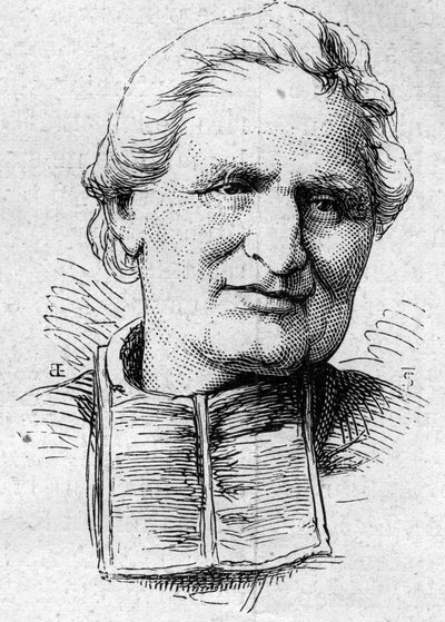 Portrait of Felix Dupanloup, French ecclesiastic and academician. Engraving in Le Monde Illustré n°883 of 14 March 1874. by French School