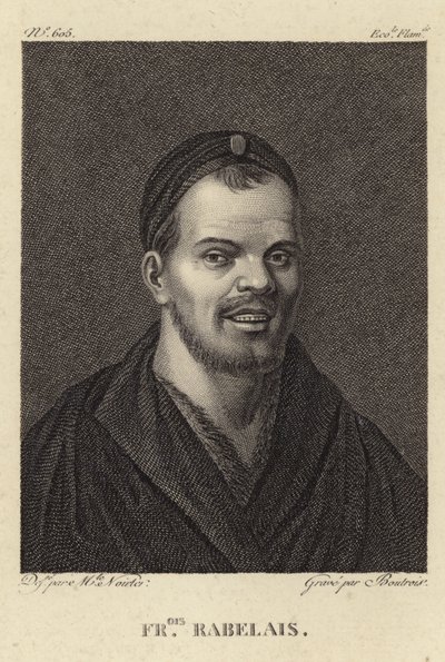 Portrait of Francois Rabelais by French School