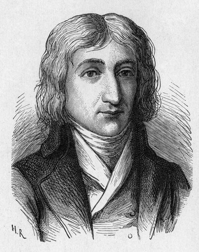 Portrait of Jacques Garnerin, inventor of parachute - in Album of Science; illustrious scientists; Great discoveries 1896 by French School