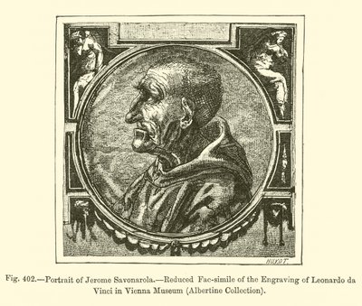 Portrait of Jerome Savonarola by French School