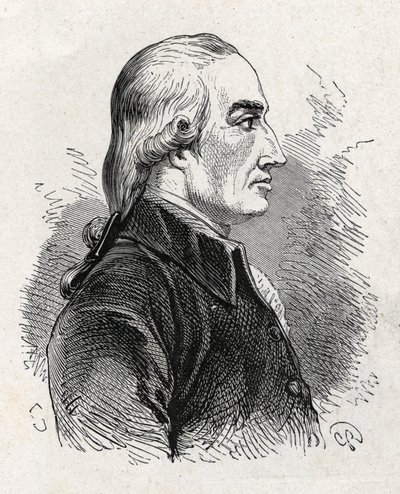 Portrait of Joseph Black (1761 - 1799), British Physicist and Chemist (Discovery of Magnesia) - in Album of Science; Illustrious Scientists; Great Discoveries 1896 by French School