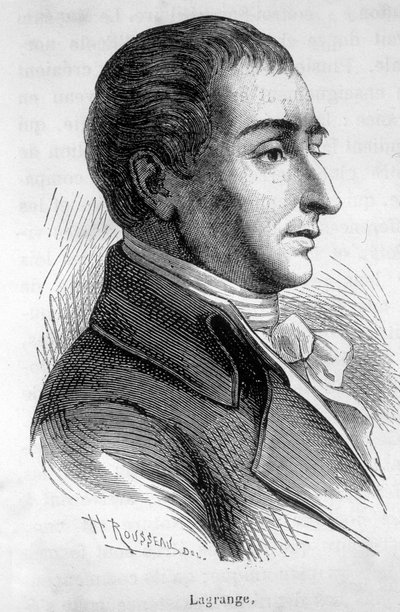 Portrait of Joseph Louis, Count of Lagrange, French mathematician - in 