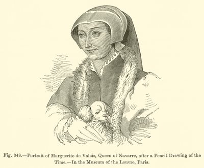 Portrait of Marguerite de Valois, Queen of Navarre by French School