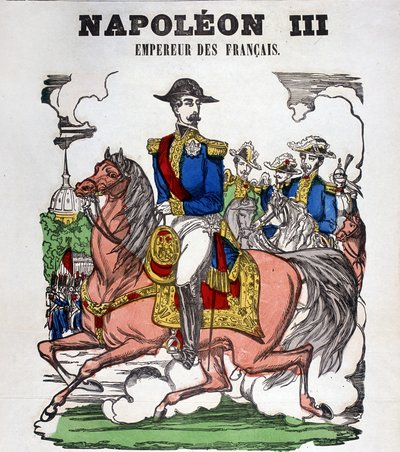 Portrait of Napoleon III. Image of Epinal by French School