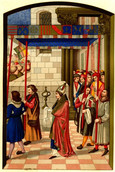 Procession of King Rene I of Anjou to Aix en Provence by French School