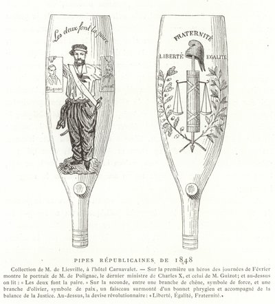 Republican Pipes, Revolution of 1848 by French School