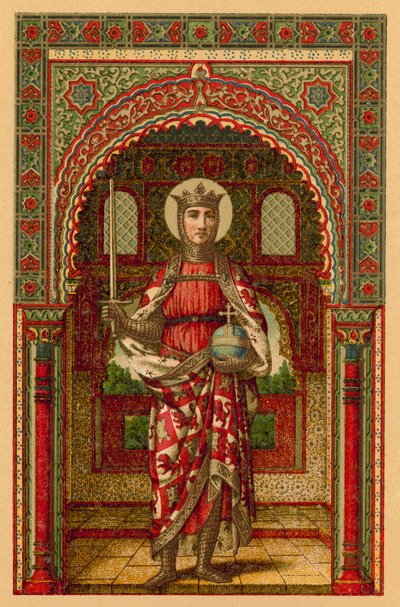 Saint Ferdinand, King of Castile and León by French School