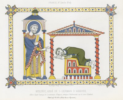 Saint Germain and Heldric at the Abbey of Saint-Germain d