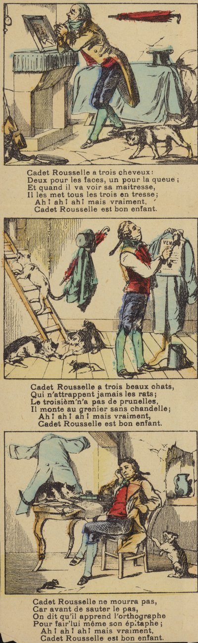 Scenes from Cadet Rouselle by French School
