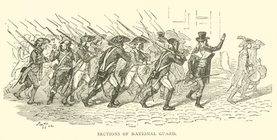 Sections of National Guard by French School