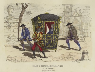 Sedan Chair for Use in Town, Reign of Louis XIV of France, 17th Century by French School